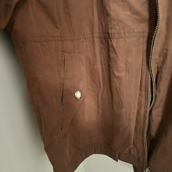 Men’s London Fog Brown Jacket with Tan Collar As is - Picture 6 of 10